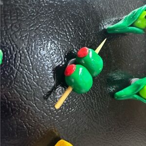 Green Olive Toothpick Holder